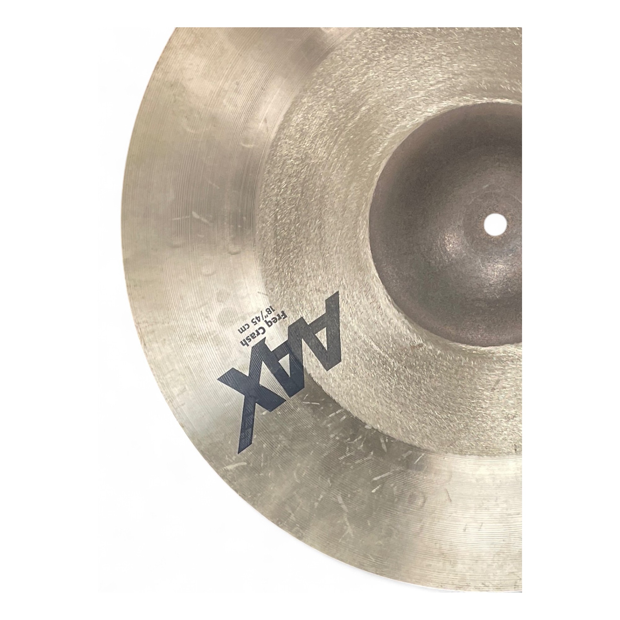 【値下げ】SABIAN AAX  Stage Crash 18インチ中古 Used SABIAN 18in AAX Frequency Crash Cymbal 38 | Guitar Center