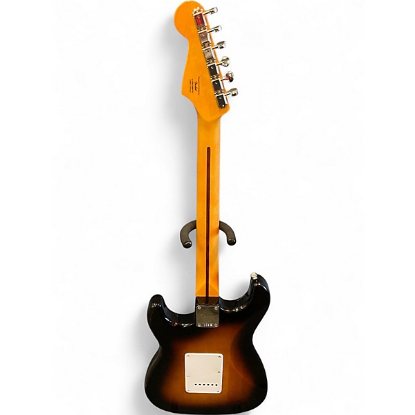 Used Squier Stratocaster 2 Color Sunburst Solid Body Electric Guitar