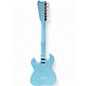 Used Silvertone 1449 Reissue Daphne Blue Solid Body Electric Guitar