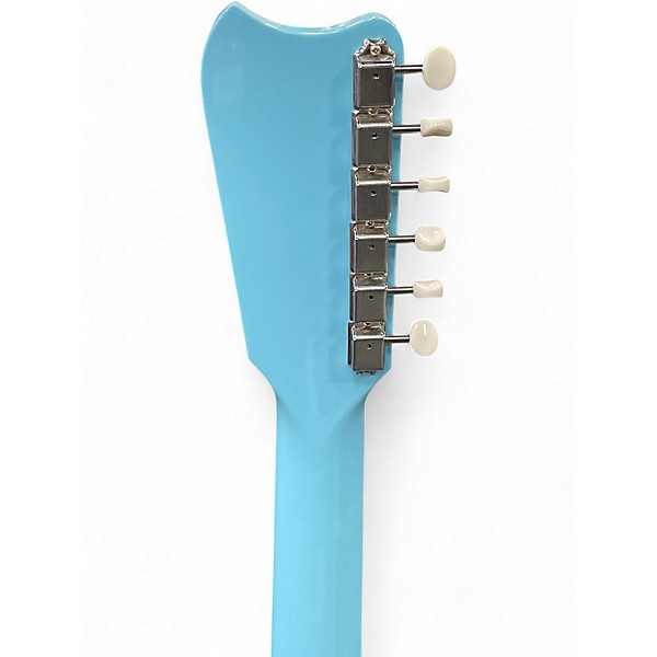 Used Silvertone 1449 Reissue Daphne Blue Solid Body Electric Guitar