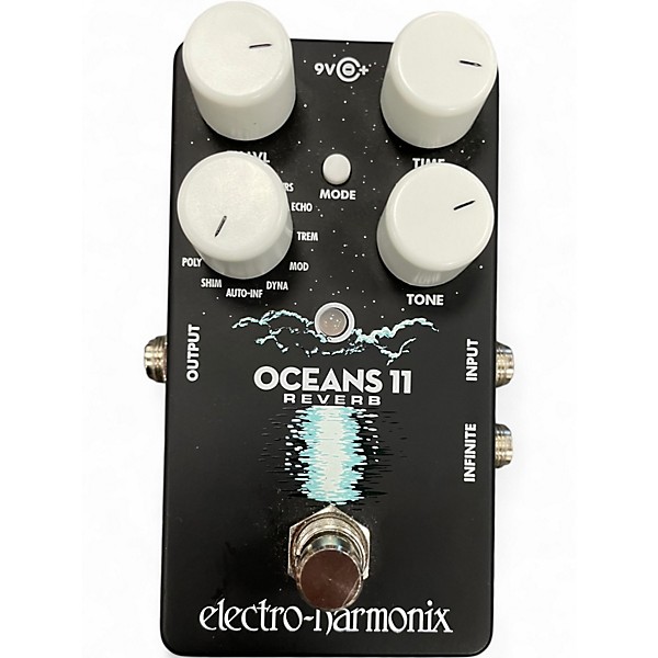 Used Electro-Harmonix Oceans 11  Reverb Effect Pedal