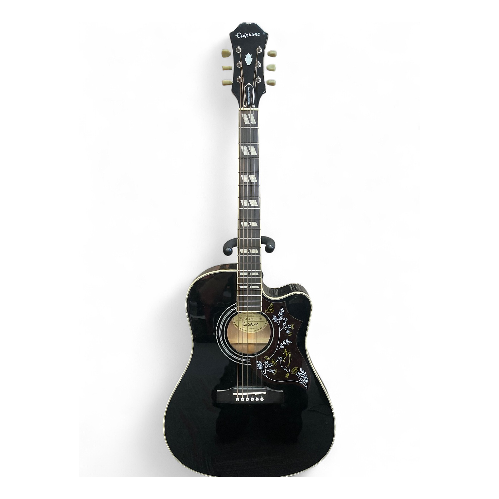 【10296】 EPIPHONE humming bird pro ブラック Epiphone humming bird pro - ギター・楽器買取のサウンド・プラグ