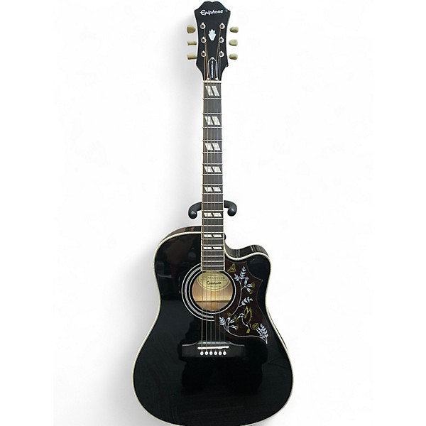 【取置き中】Epiphone Hummingbird アコースティックギター Used Epiphone HUMMINGBIRD Black Acoustic Guitar Black