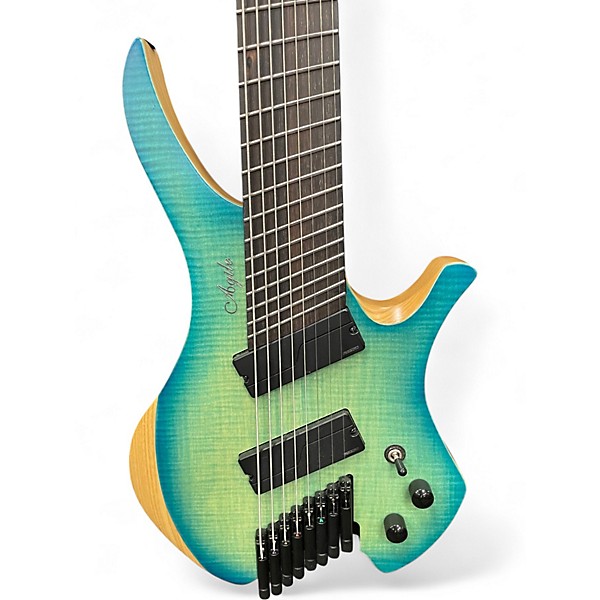 Used Agile Chiral Nirvana Blueburst Solid Body Electric Guitar