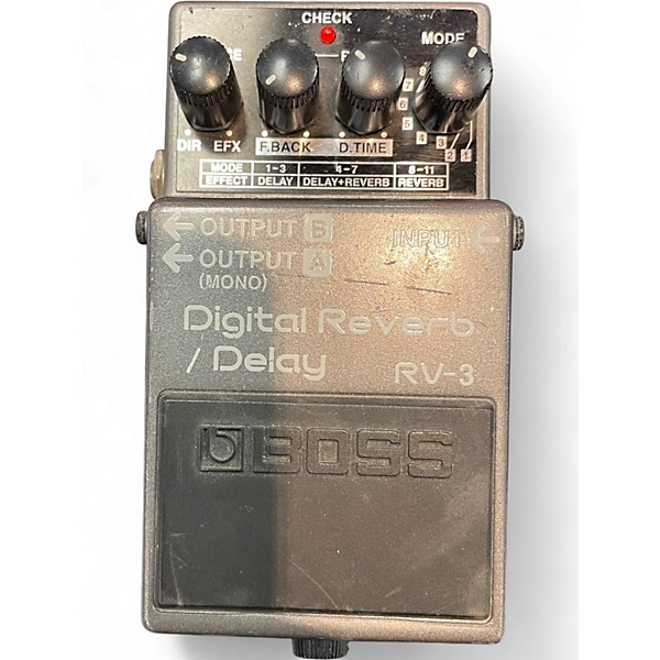 BOSS RV-3 Digital Reverb / Delay 廃盤品 Used BOSS RV3 Digital Reverb Delay Effect Pedal | Guitar Center