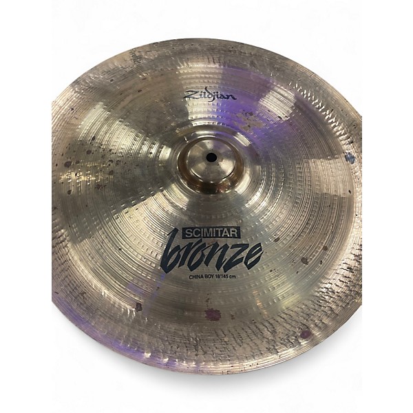 Used Zildjian 18in SCIMITAR BRONZE CHINA BOY Cymbal