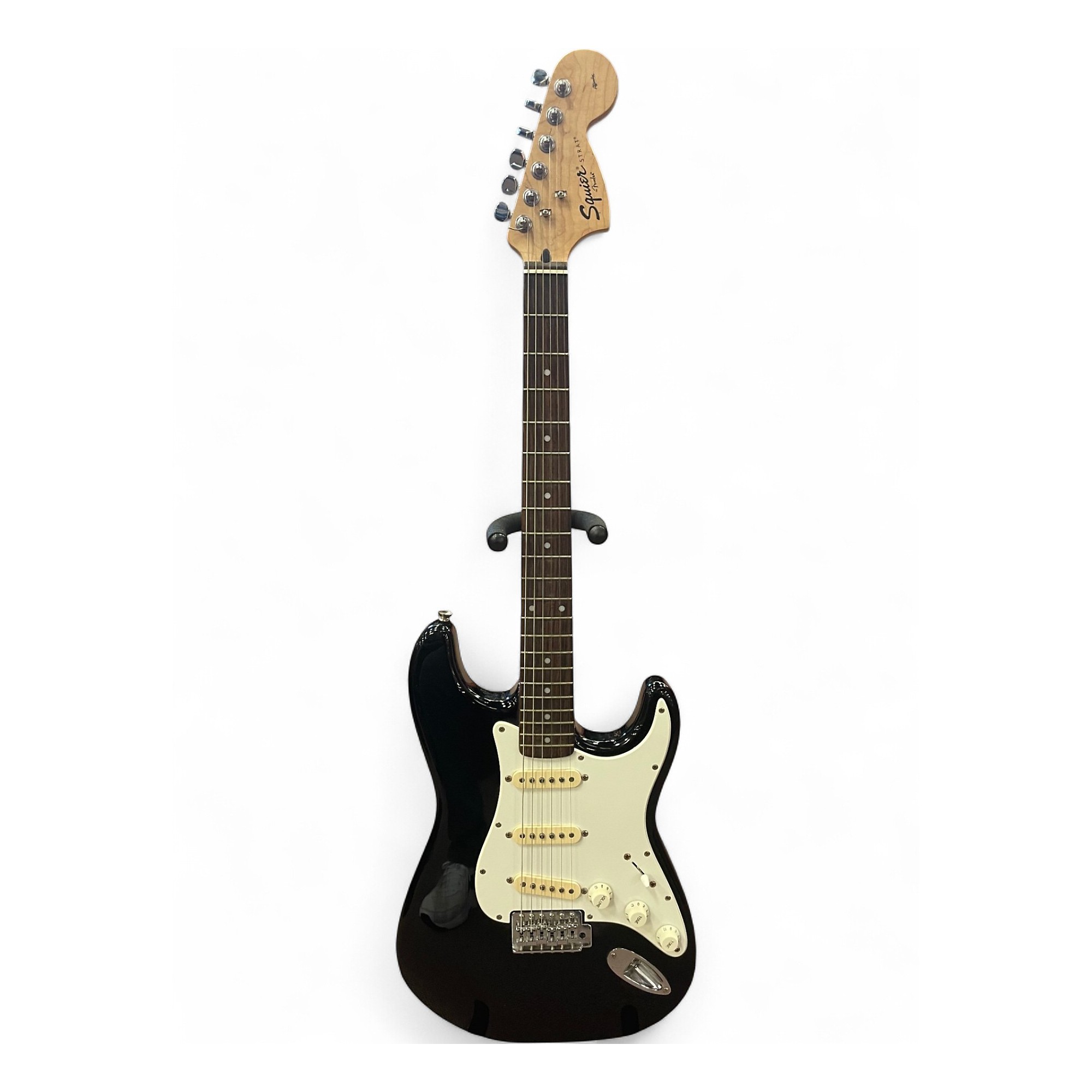 ギター Squier Standard Stratocaster BLK Used Squier Standard Stratocaster Black Solid Body Electric