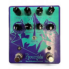 Used EarthQuaker Devices Pyramids Stereo Flanging Device Effect Pedal