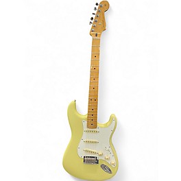 Used Fender PLAYER II STRATOCASTER HIALEAH YELLOW Solid Body Electric Guitar
