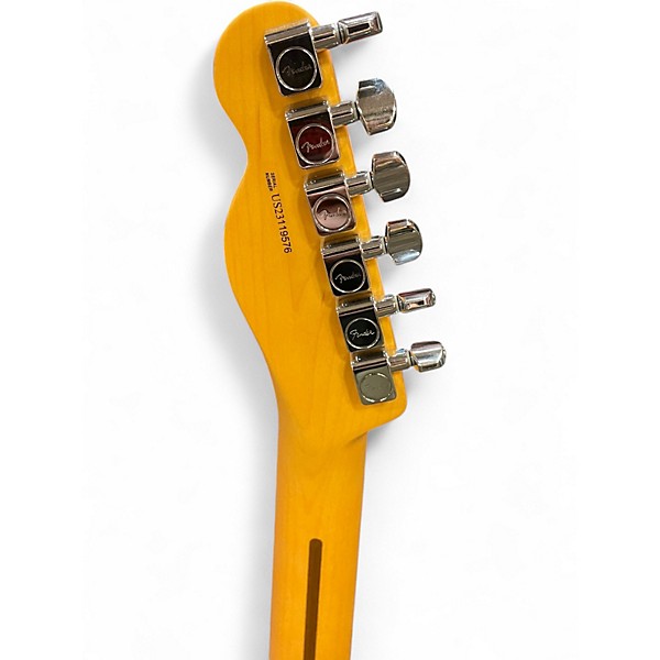 Used Fender American Professional II Telecaster Black Solid Body Electric Guitar