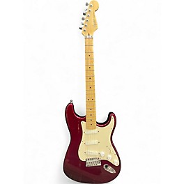 Used Fender Strat Plus Midnight Wine Solid Body Electric Guitar