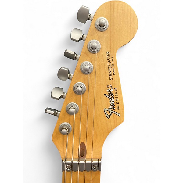 Used Fender Strat Plus Midnight Wine Solid Body Electric Guitar