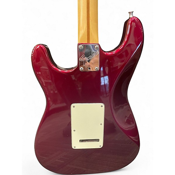 Used Fender Strat Plus Midnight Wine Solid Body Electric Guitar