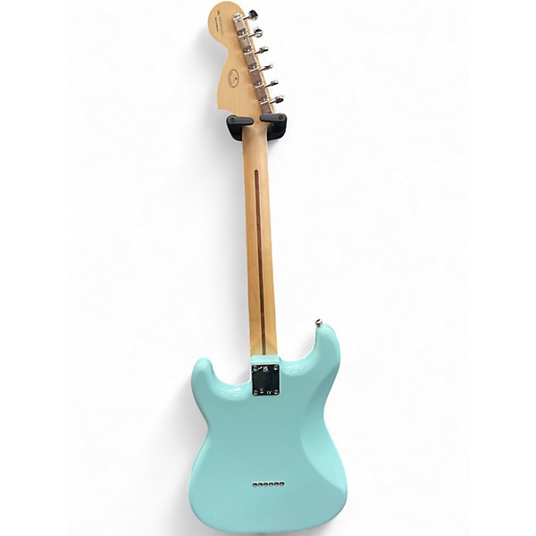 Used Fender Tom Delonge Signature Stratocaster Sonic Blue Solid Body Electric Guitar