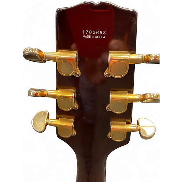 Used Hamer ECHOTONE Amber Hollow Body Electric Guitar