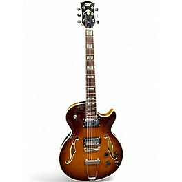 Used Iyv ITZJ300 2 Tone Sunburst Hollow Body Electric Guitar