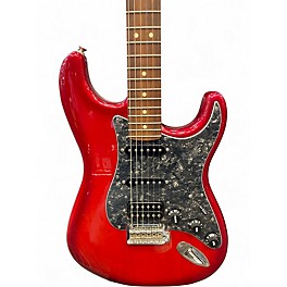 Used Fender LTD PLAYER STRATOCASTER HSS Candy Red Burst Solid Body Electric Guitar