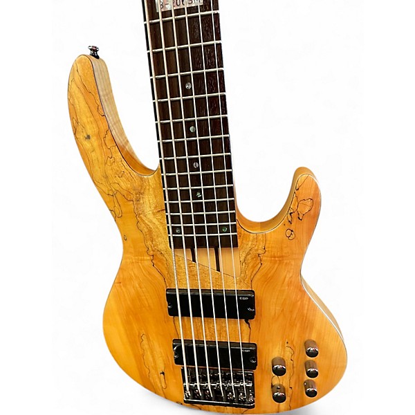 Used ESP B206 6 String NATURAL Electric Bass Guitar