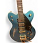 Used Gretsch Guitars CAT CB 3PU Blue Hollow Body Electric Guitar