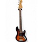 Used Fender American Deluxe Jazz Bass V 5 String 3 Tone Sunburst Electric Bass Guitar thumbnail
