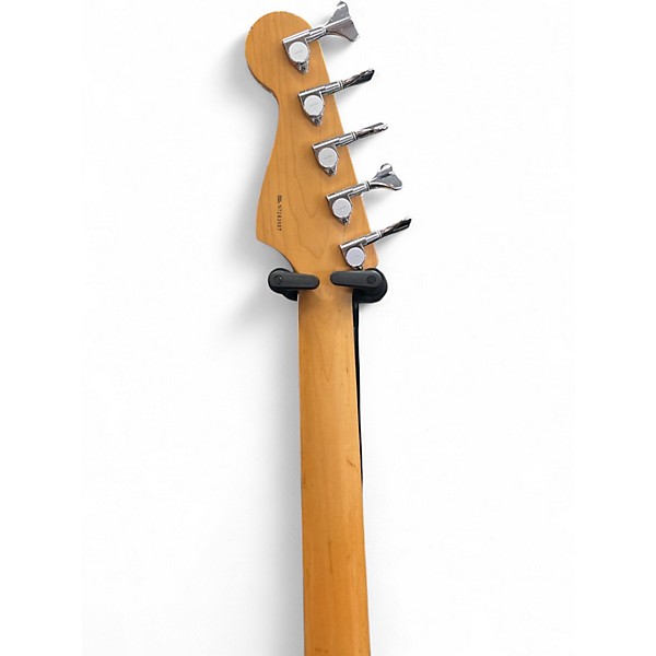 Used Fender American Deluxe Jazz Bass V 5 String 3 Tone Sunburst Electric Bass Guitar