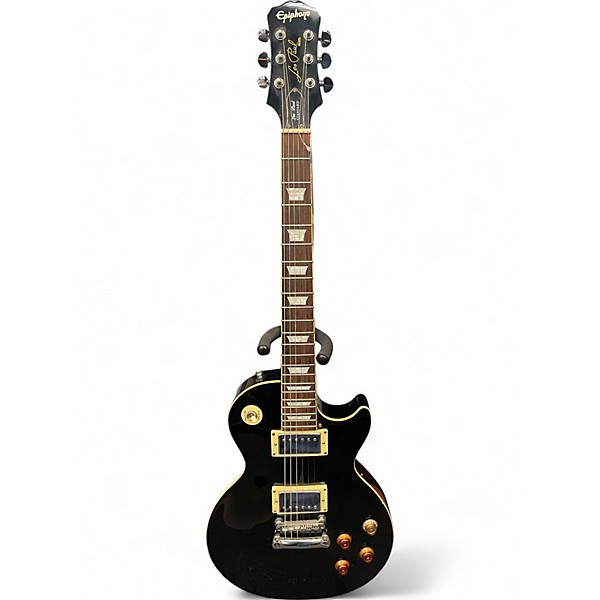 Used Epiphone Les Paul Standard Black Solid Body Electric