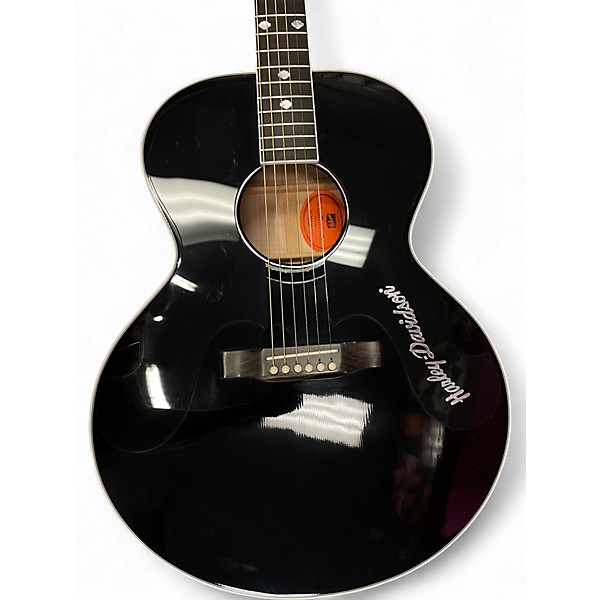 Vintage 1995 Gibson HARLEY DAVIDSON LTD Black Acoustic Guitar