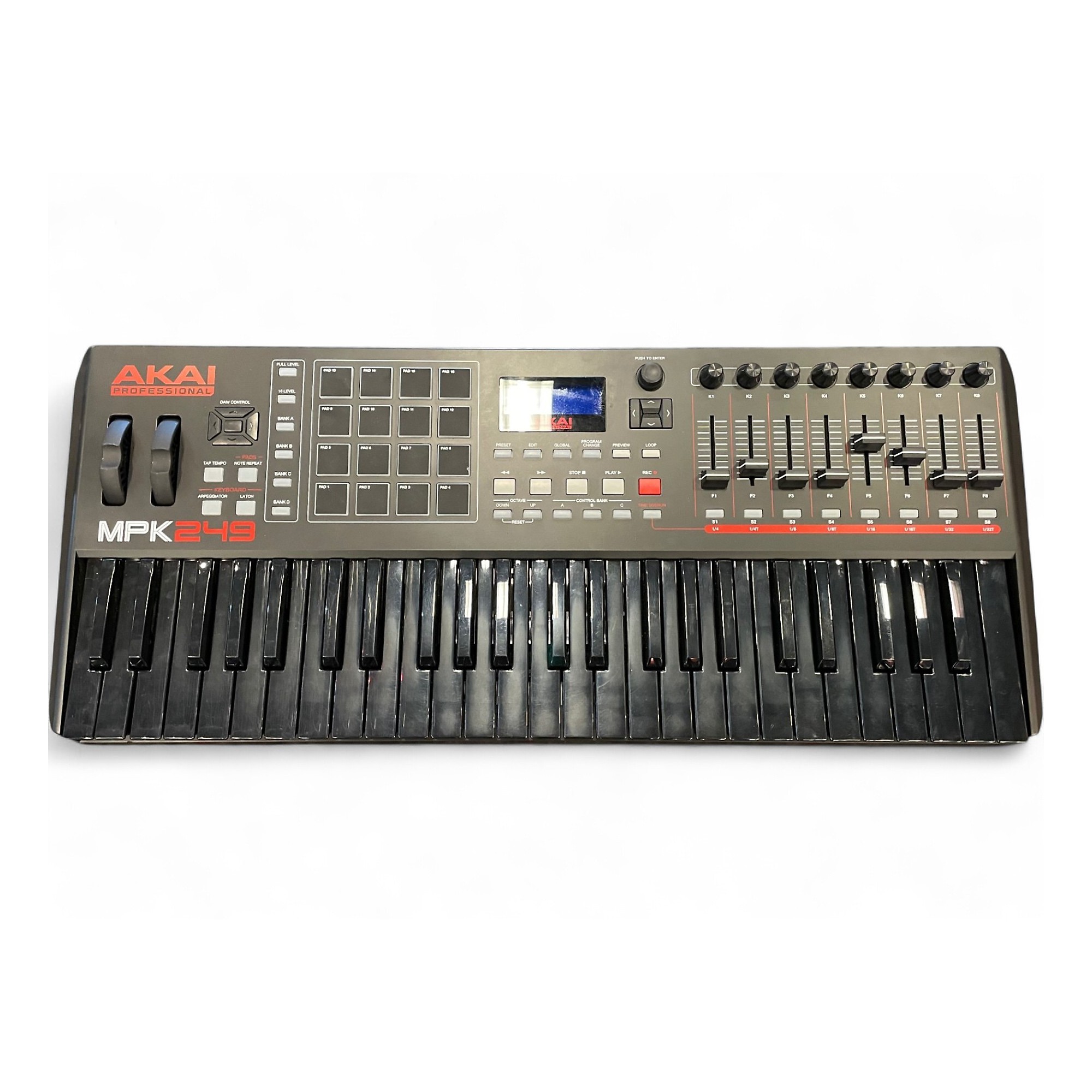 AKAI MPK249 MIDIキーボード 49鍵【再値下げ】 Akai Professional MPK249 49-Key Controller, Black-on-Black