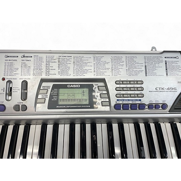Used Casio CTK-496 Digital Piano
