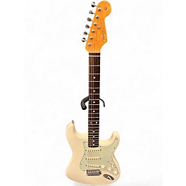 Used 2000s Fender John Mayer Special Editio Stratocaster Olympic White Solid Body Electric Guitar