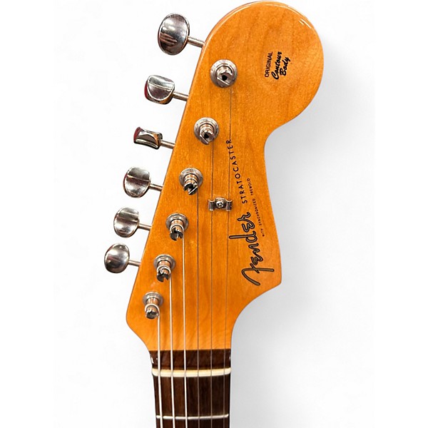 Used 2000s Fender John Mayer Special Editio Stratocaster Olympic White Solid Body Electric Guitar