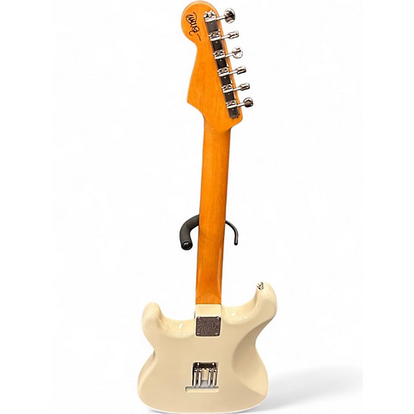 Used 2000s Fender John Mayer Special Editio Stratocaster Olympic White Solid Body Electric Guitar