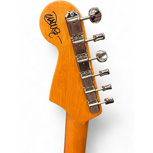 Used 2000s Fender John Mayer Special Editio Stratocaster Olympic White Solid Body Electric Guitar