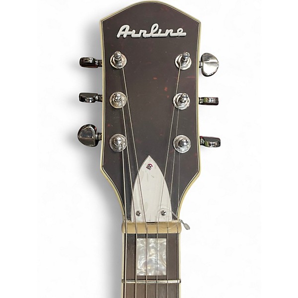 Used Airline H78 Green Hollow Body Electric Guitar