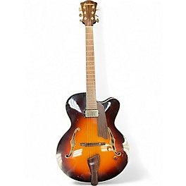 Used Eastman AR403CZ Cherry Sunburst Hollow Body Electric Guitar