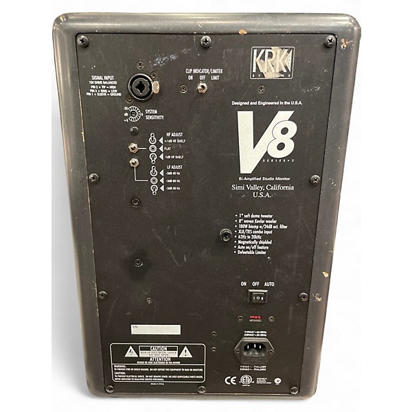 Used KRK V8 Series 1 Each Powered Monitor