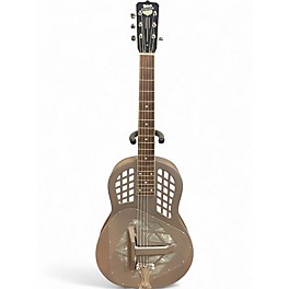 Used National POLYCHROME GREY Resonator Guitar
