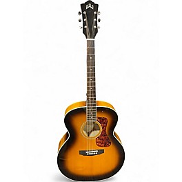 Used Guild F-250E DELUXE 2 Color Sunburst Acoustic Guitar