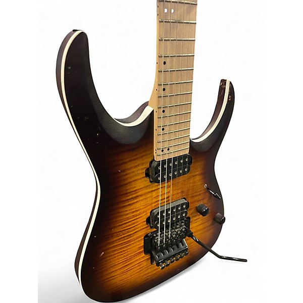 Used Ibanez RGA42FM DRAGON EYE Solid Body Electric Guitar