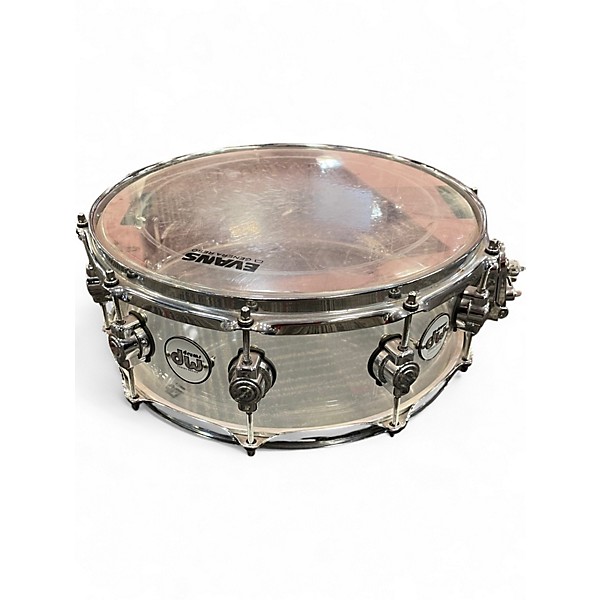 Used DW 6 Piece Design Series Acrylic ACRYLIC CLEAR Drum Kit