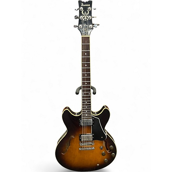 Used 1980s Ibanez AS80 Heritage Cherry Sunburst Hollow Body Electric Guitar