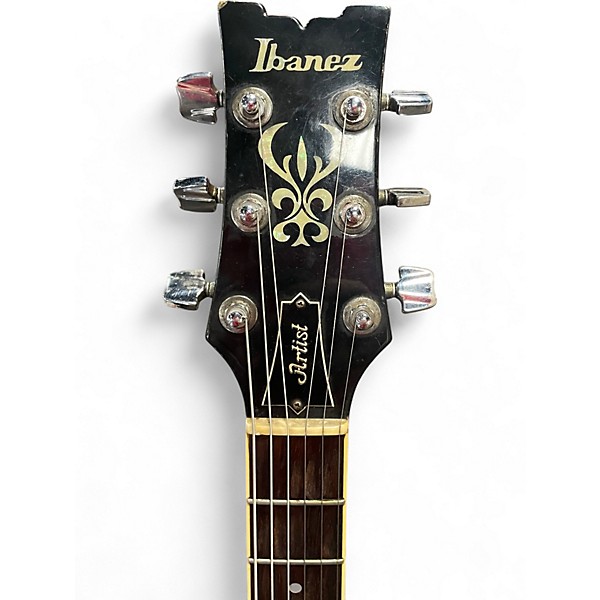 Used 1980s Ibanez AS80 Heritage Cherry Sunburst Hollow Body Electric Guitar