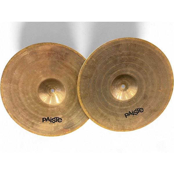 Used Paiste 14in 502 Hi Hat Pair Cymbal