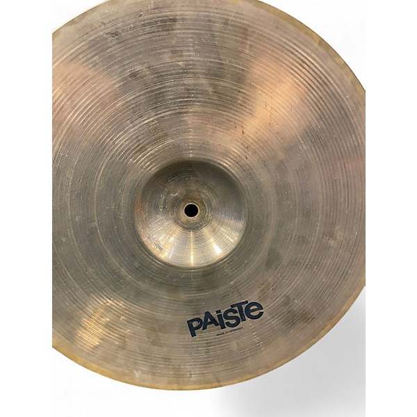 Used Paiste 14in 502 Hi Hat Pair Cymbal