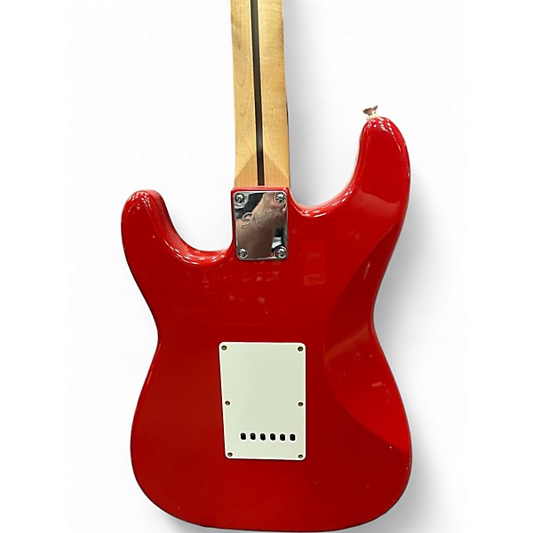 Used Squier Affinity Series Starcaster Red Hollow Body Electric Guitar