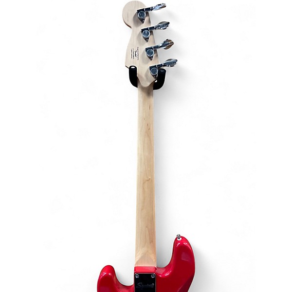 Used Squier Mini Precision Bass Dakota Red Electric Bass Guitar