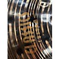 Used MEINL 16in CUSTOM DARK CRASH Cymbal