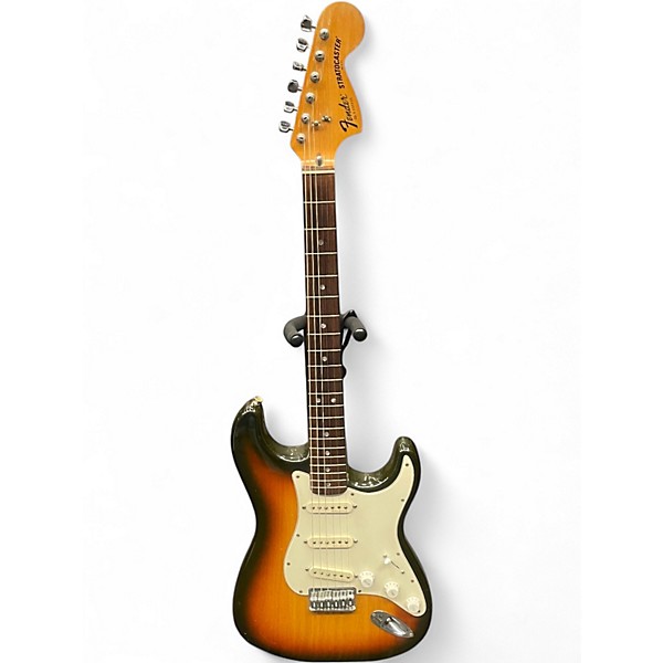 Vintage 1979 Fender Stratocaster Hardtail 3 Tone Sunburst Solid Body Electric Guitar