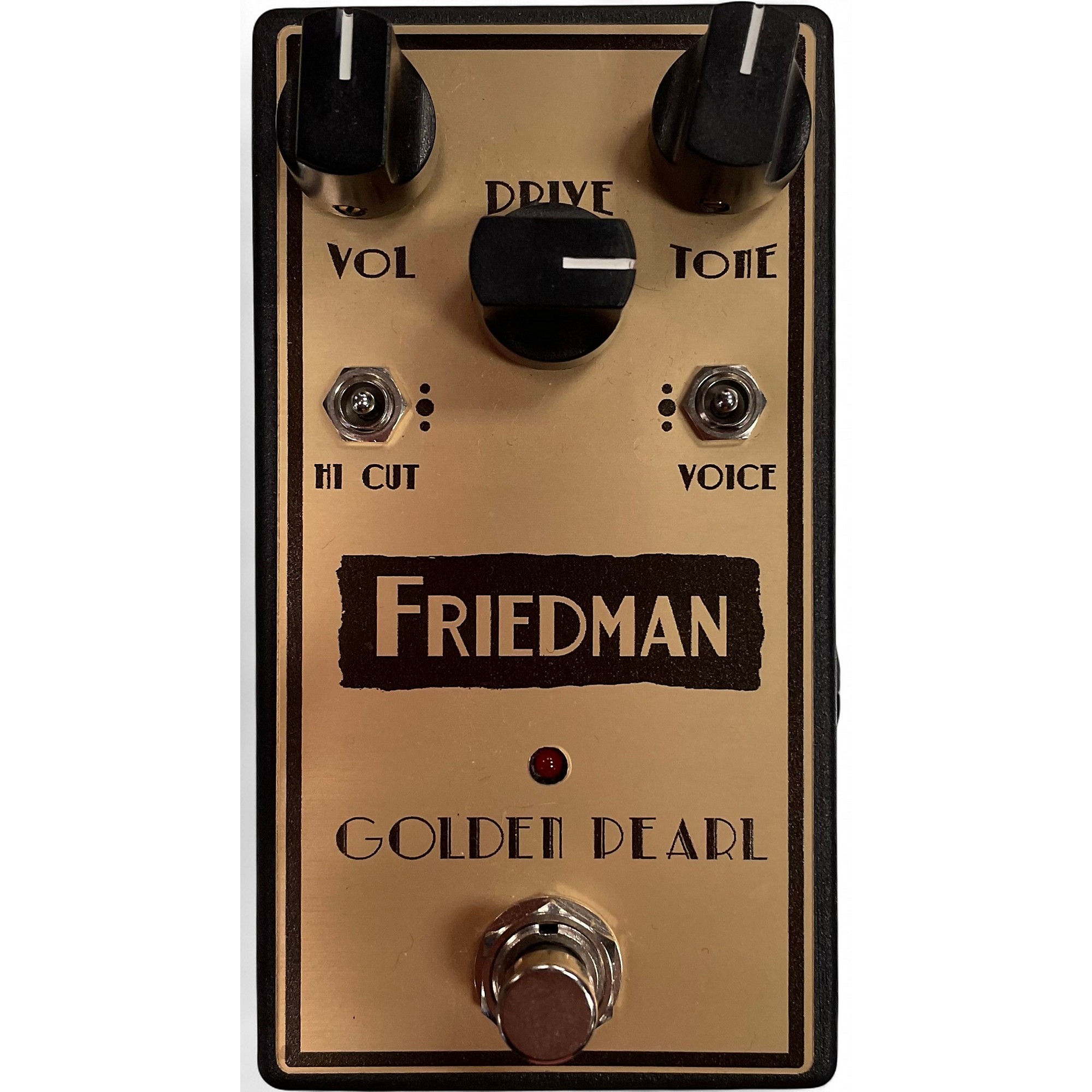 Used Friedman Golden Pearl Overdrive Effect Pedal | Guitar