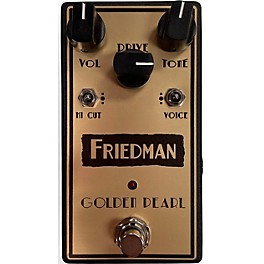 Used Friedman Golden Pearl Overdrive Effect Pedal
